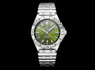 Breitling Mechanical Etc.2836 GMT Dual-time Movement 40MM Green Watch